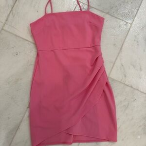 Blue Blush Rosy Pink Strappy Dress